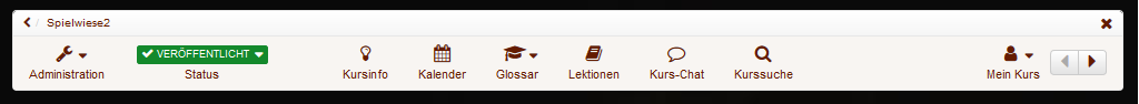 Toolbar Kurs