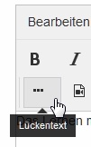 Editor Lückentext Icon