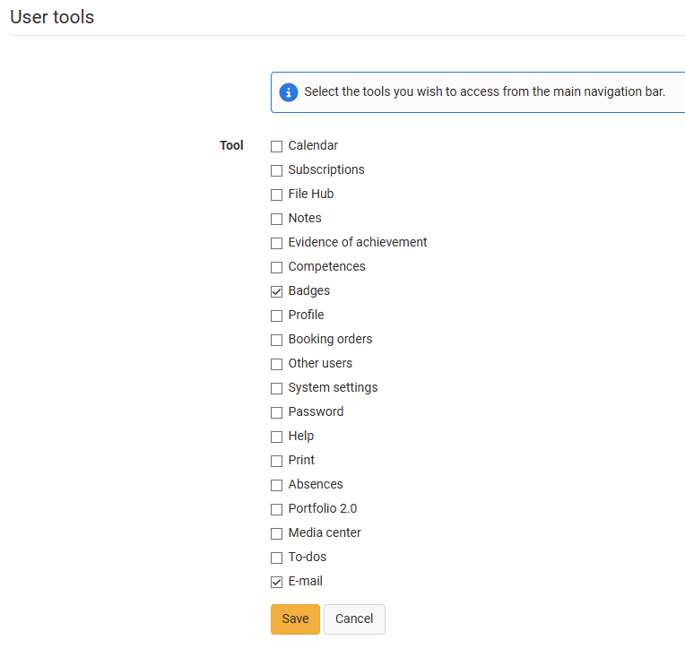 list user